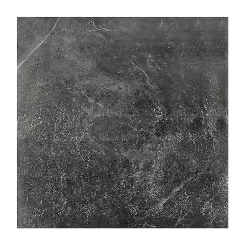 32Stück Schwarze Marmoroptik Dicke 1.2mm Selbstklebende Bodenfliesen 30x30cm Schwarze Marmorfliesen mit Wasserdichter & Rutschfester Oberfläche für DIY Bodenrenovierung in Küche, Wohnzimmer, Flur von SailorMoon
