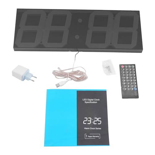 SailorMoon LED Wanduhr Digital Wecker Digitale Uhr 2000MA LED-Wanduhr mit Fernbedienung Temperatur Datumsanzeige 999 Tage Countdown automatischer Helligkeit, LED Elektronische Wanduhrs für Küche,Grün SailorMoon LED Wanduhr Digital Wecker Digitale Uhr 2000MA LED-Wanduhr mit Fernbedienung Temperatur Datumsanzeige 999 Tage Countdown automatischer Helligkeit, LED Elektronische Wanduhrs für Küche,Grün von SailorMoon
