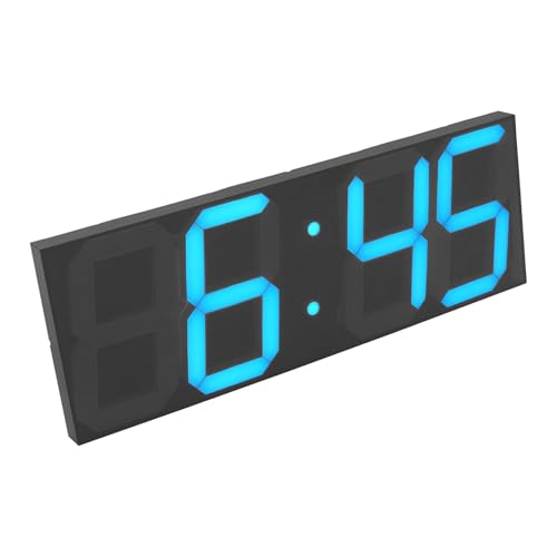 SailorMoon LED Wanduhr Digital Wecker Digitale Uhr 2000MA LED-Wanduhr mit Fernbedienung Temperatur Datumsanzeige 999 Tage Countdown automatischer Helligkeit, LED Elektronische Wanduhrs für Küche,Blue SailorMoon LED Wanduhr Digital Wecker Digitale Uhr 2000MA LED-Wanduhr mit Fernbedienung Temperatur Datumsanzeige 999 Tage Countdown automatischer Helligkeit, LED Elektronische Wanduhrs für Küche,Blue von SailorMoon