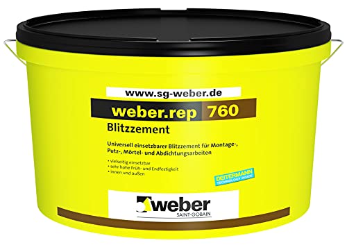 weber.rep 760 Blitzzement zementgrau 15kg von Saint-Gobain Weber GmbH