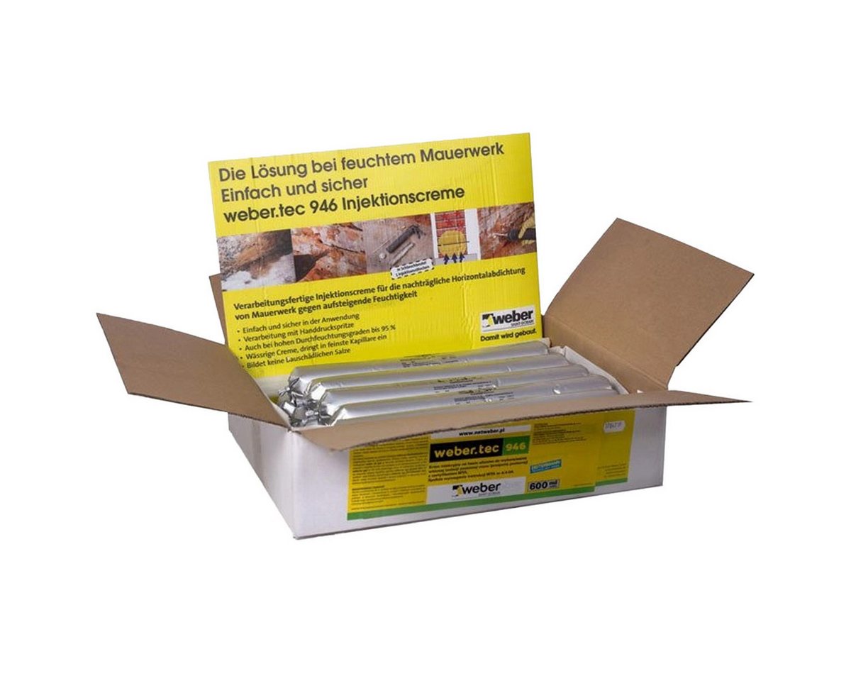 Saint Gobain Weber Dichtstoff Weber.Tec 946 Injektionscreme 600ml Horizontalsperre, (1-tlg) von Saint Gobain Weber