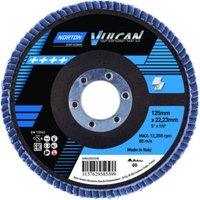 Norton Fächerscheibe Vulcan 125 mm P60 von Saint-Gobain