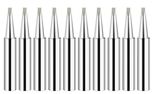 Saipor 10Stück 900M-T-2.4D Lötspitze Ersatz Lötspitzen Set 900M Lötstation Tool (900M-T-2.4D) von Saipor