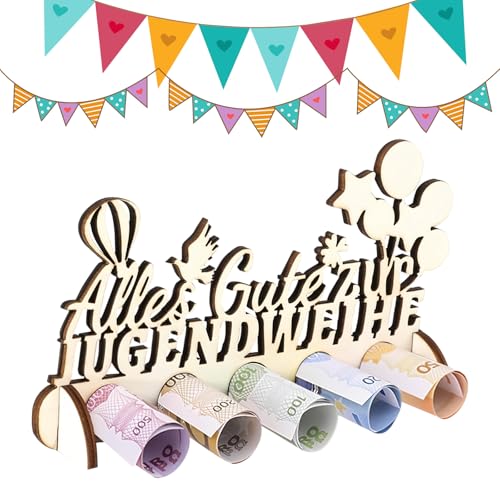 Jugendweihe Geschenke Jugendweihe Geldgeschenk Aus Holz Alles Gute Zur Jugendweihe Geldgeschenke Kreatives Deko Jugendweihe Taufgeschenke Jungen MäDchen für Junge MäDchen Erwachsene Partyfeiern von Saituo Home