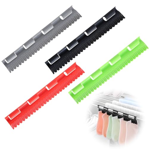 SAITUO 4 Stücke Wäscheständer Klein Sockentrockner Sockenhalter Wäscheständer Sockenclips,Befestigen Sie Bequem Socken oder Andere Kleinteile am Wäschespinne Draußen Anti-Drop von Saituo Home