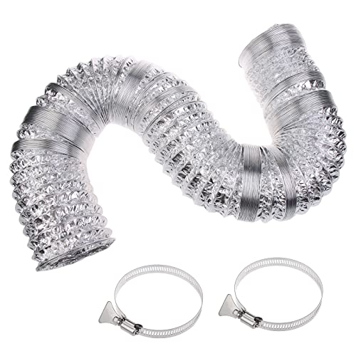75 mm Luftschlauch aus Aluminiumfolie, Trockner, Entlüftungsschlauch für Belüftung, 1,5/3/6 m, Lüftungsschlauch für Küche, Badezimmer, Trockner, Entlüftungsschlauch-Anschluss-Set 75 mm Luftschlauch aus Aluminiumfolie, Trockner, Entlüftungsschlauch für Belüftung, 1,5/3/6 m, Lüftungsschlauch für Küche, Badezimmer, Trockner, Entlüftungsschlauch-Anschluss-Set von Saiyana
