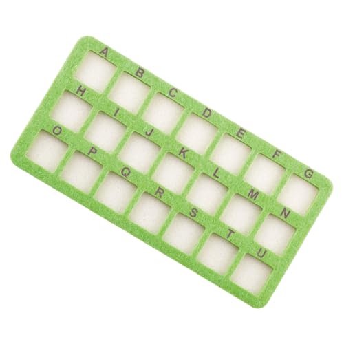 Filzschmuckhandwerksmatte Mit 21 Grids Professional Crafting Matte Für Effiziente Perlensortier Und Schutzschutzorganisatoren Nicht Überrutschen Filzschmuckhandwerksmatte Mit 21 Grids Professional Crafting Matte Für Effiziente Perlensortier Und Schutzschutzorganisatoren Nicht Überrutschen von Saiyana