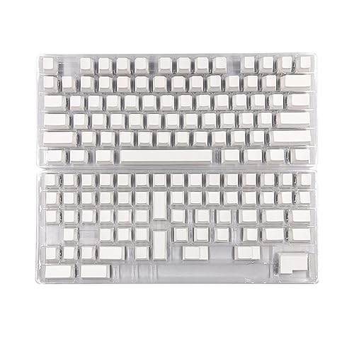 Minimalistische Blanko-Tastenkappen, 137 Tasten, Cherryheight PBT-Tastenkappen, DyeSUB für MXSwitches Mechinery Keycap Ersatztastatur-Ersatzteile von Saiyana