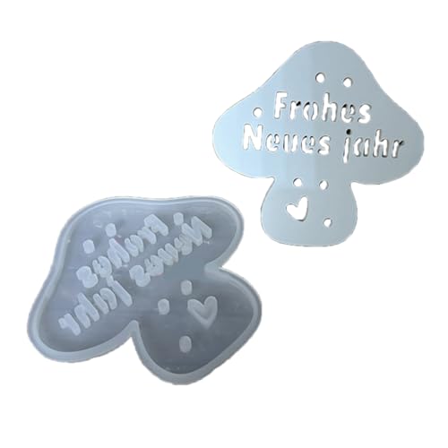 Pilz Nachtlicht Silikonform Mit LED Weiche Glühe Elegante Nachtlampe Herstellung Schimmel Home Dekoration Enthusiast Geschenk Kinder Freundliches Handwerk von Saiyana