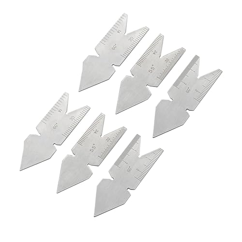 Präzise Fadenmesserstahlstahlgraviermarkierungsskala 60 ° Metrik 55 ° Whitworth Sie Werkzeug. von Saiyana