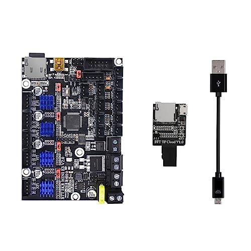 SKR V2.0 3D-Drucker-Motherboard, 32 Bit, leise Steuerplatine, Ender3 3Pro Cr10 mit TMC2209 UART Stepper, Motor, 3D-Drucker, SKR V2.0, Motherboard-Steuerplatine, TMC2209, Schrittmotortreiber von Saiyana