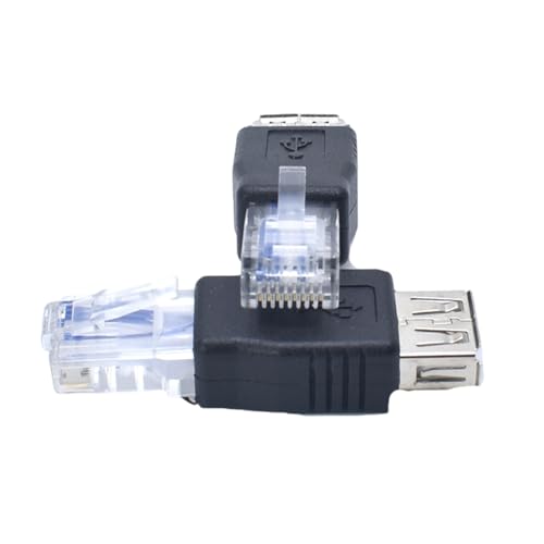 Saiyana 2pcs Ethernet Zu USB Adapter USB Ethernet Adapter RJ45 Ethernet Männlich Zu USB Für ADSL Modemrouter Adapter Saiyana 2pcs Ethernet Zu USB Adapter USB Ethernet Adapter RJ45 Ethernet Männlich Zu USB Für ADSL Modemrouter Adapter von Saiyana