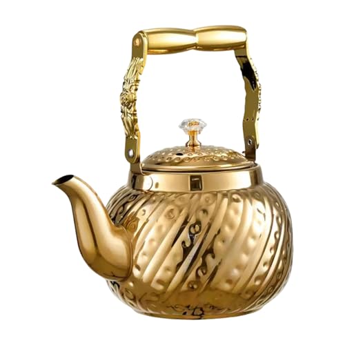 Saiyana 3.. Ergonomisch Gehämmerte Wasserkessel 1.2/1 6/2L Rostresistente Schnelle Küche Essentielles Sicheres Gähne Stahlkochtopf von Saiyana