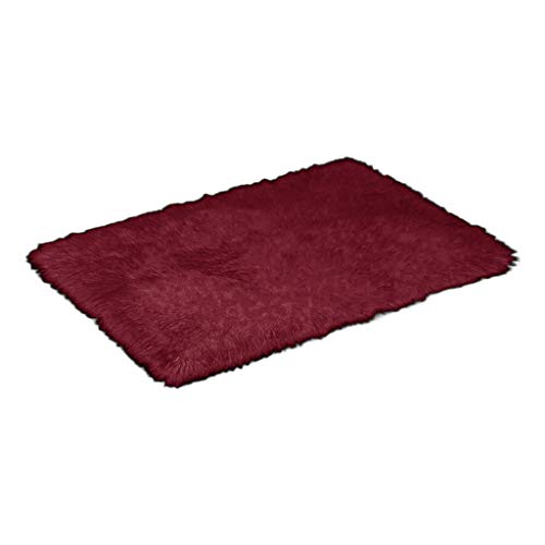 Saiyana Moderner, weicher Teppich, rutschfest, rechteckig, Plüschteppich, flauschiger Überwurf, kleine runde Teppiche für Schlafzimmer von Saiyana
