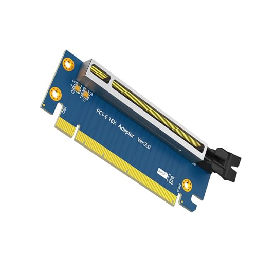 Saiyana PCIE 16X Stecker Buchse Verlängerungsadapterkarte 90-Grad Umkehrung Mit Abschirmungsabdeckung Für Sichere Verbindung von Saiyana