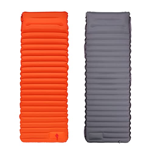 Ultraleichte, selbstaufblasende Luftmatratze, breite Polsterung, Spleißen, aufblasbares Bett, Strand, Picknick-Matte, Campingzelt, Kissen, aufblasbares Bett für Auto von Saiyana