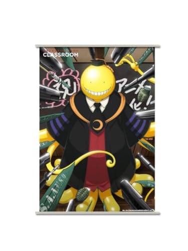 Assassination Classroom Koro Wallscroll * 90x60cm Wandbild auf Stoff, offiziell lizensiert von SAKAMI