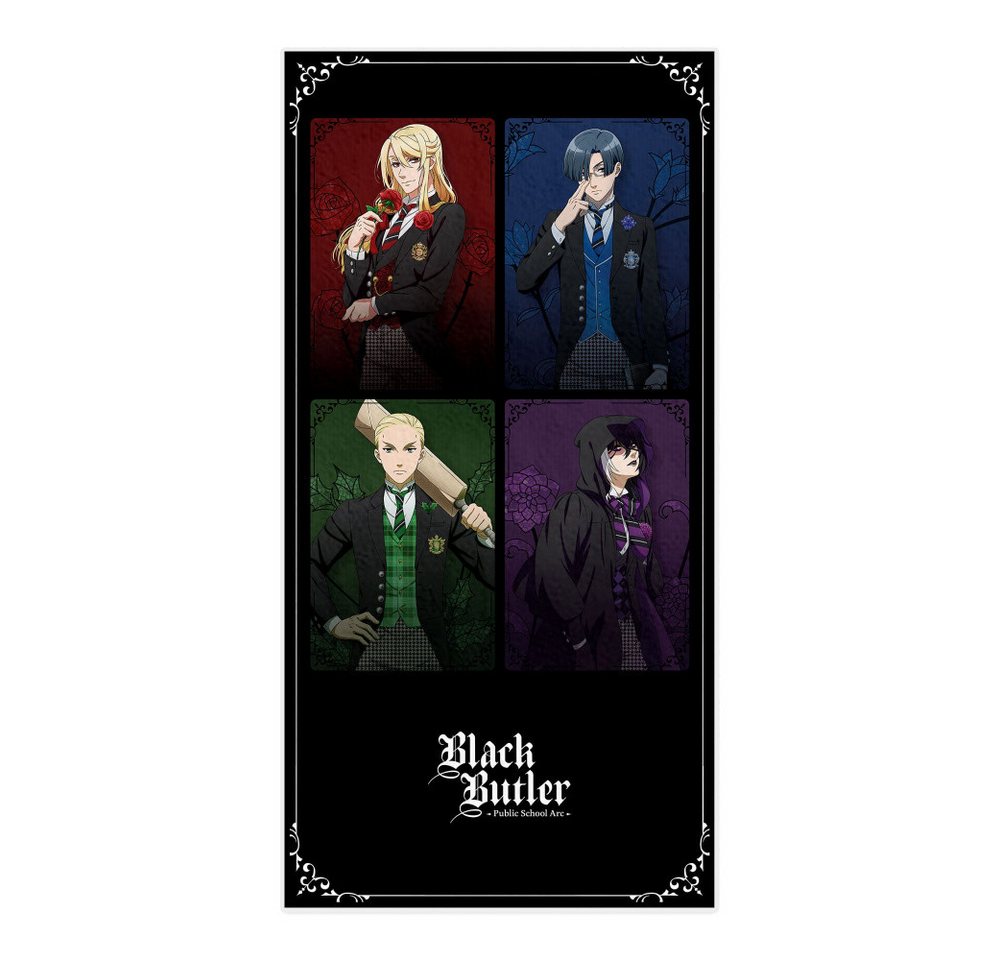 Sakami Merchandise Handtuch Black Butler: Public School Arc Handtuch The Prefect Four / P4 150 x 7 von Sakami Merchandise
