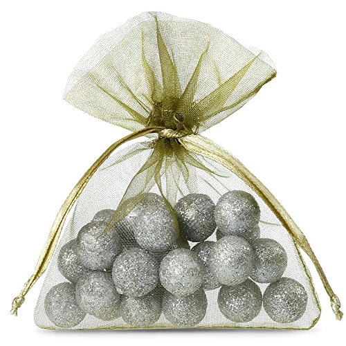 Saketos Organzasäckchen 25 Stück Geschenkbeutel Organzasäckchen bunt Schmuckbeutel Verschiedene Größen mit Kordel Hochzeit Geschenk Stoffsäckchen Gastgeschenke I 7 x 9 cm – Olivgrün Saketos Organzasäckchen 25 Stück Geschenkbeutel Organzasäckchen bunt Schmuckbeutel Verschiedene Größen mit Kordel Hochzeit Geschenk Stoffsäckchen Gastgeschenke I 7 x 9 cm – Olivgrün von Saketos