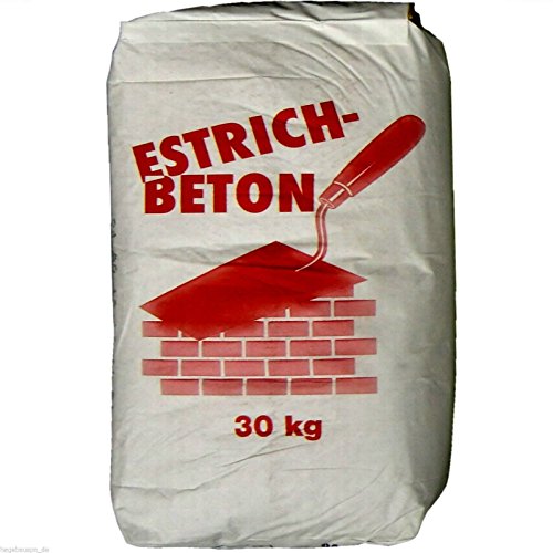 30Kg Estrichbeton 0,33€/Kg Fertigbeton Beton Trockenmörtel, kein Ruckzuck-Beton von Sakret