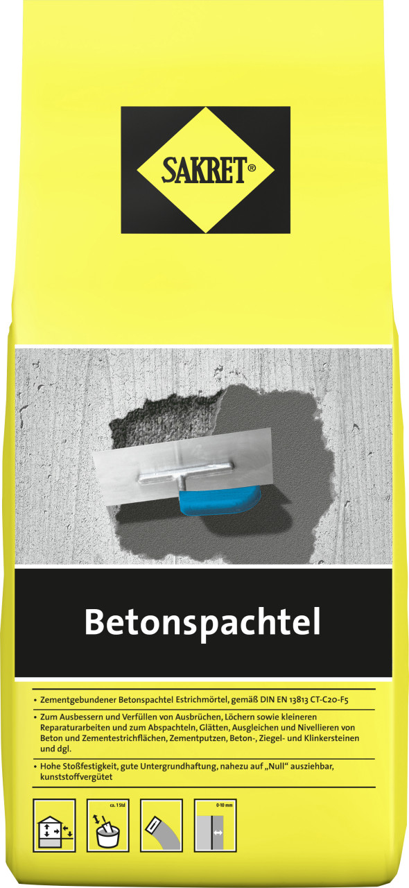 Sakret Betonspachtel 5 kg von Sakret