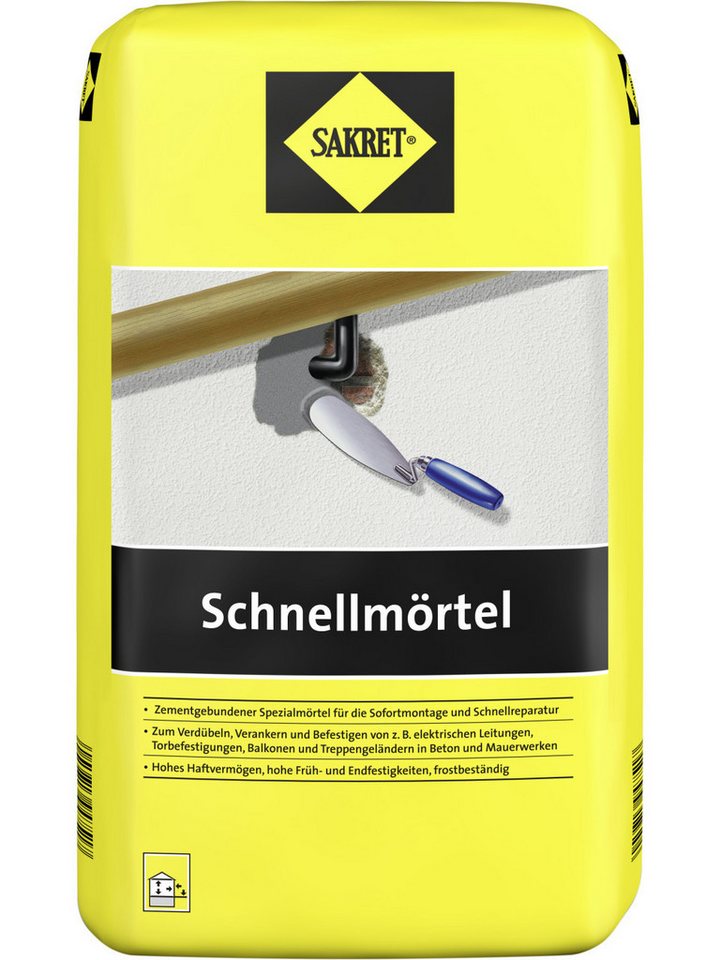 Sakret Estrich SAKRET Schnellmörtel 10 kg Sack von Sakret