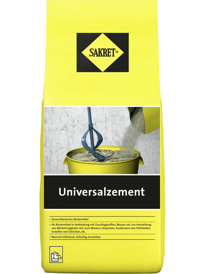 Sakret Estrich SAKRET Universalzement 5 kg Beutel grau von Sakret