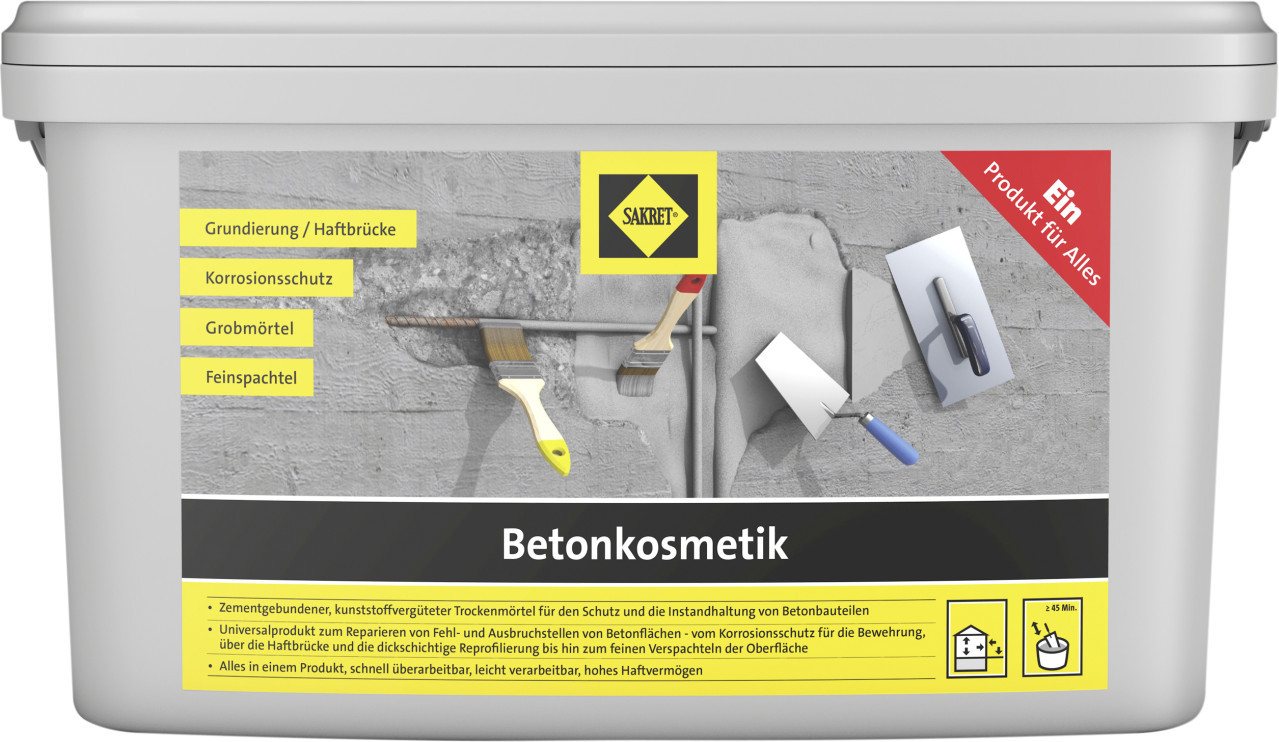 Sakret Estrich Sakret Betonkosmetik 5 kg Eimer Sakret Estrich Sakret Betonkosmetik 5 kg Eimer von Sakret