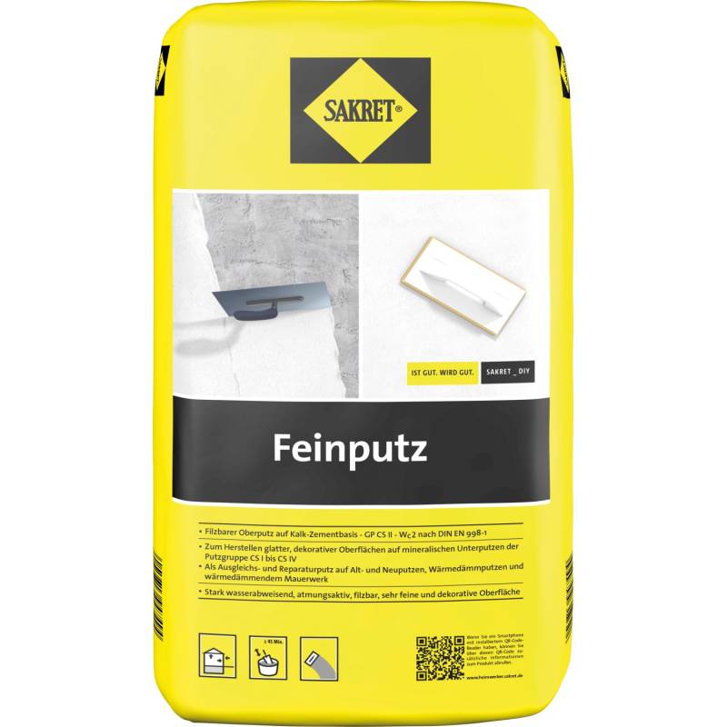 Sakret Feinputz 25 kg von Sakret