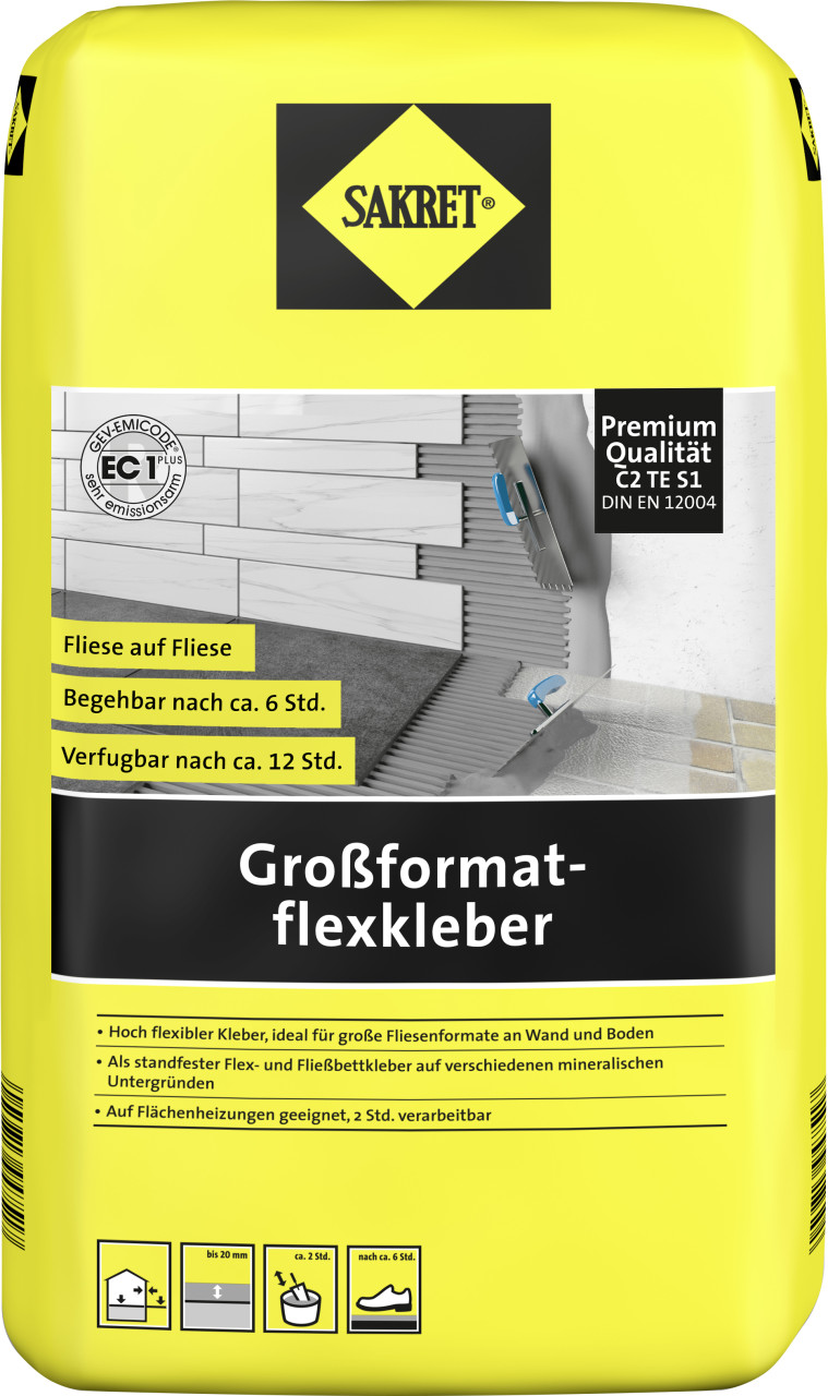 Sakret Großformatflexkleber 20 kg von Sakret