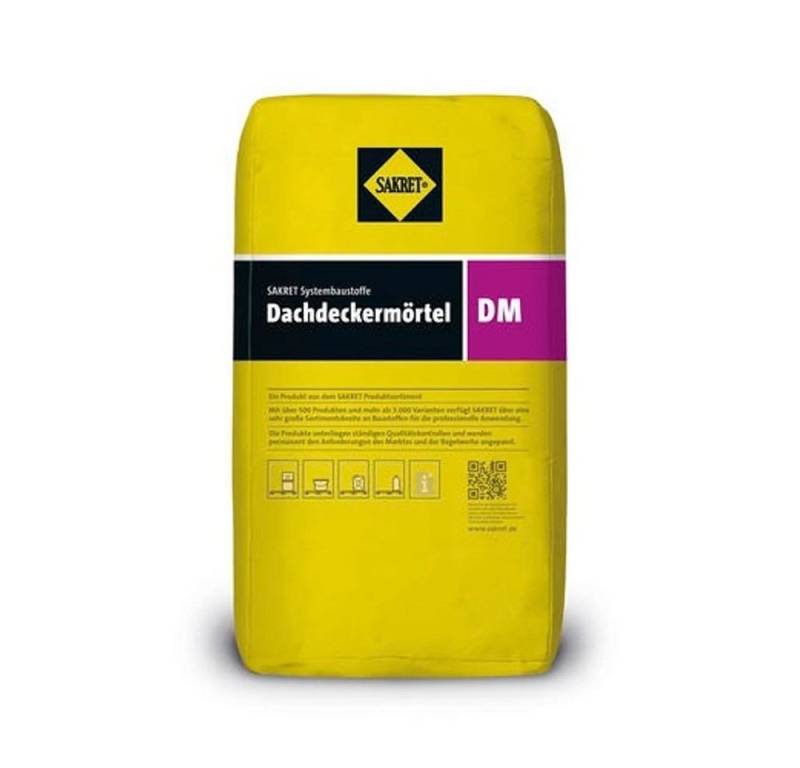 Sakret Mörtel SAKRET Dachdeckermörtel DM grau 25 kg von Sakret