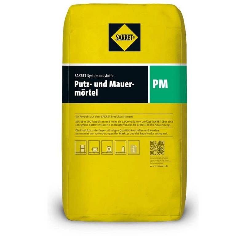 Sakret Mörtel SAKRET Profi Putz/Mauermörtel PM 30 kg von Sakret