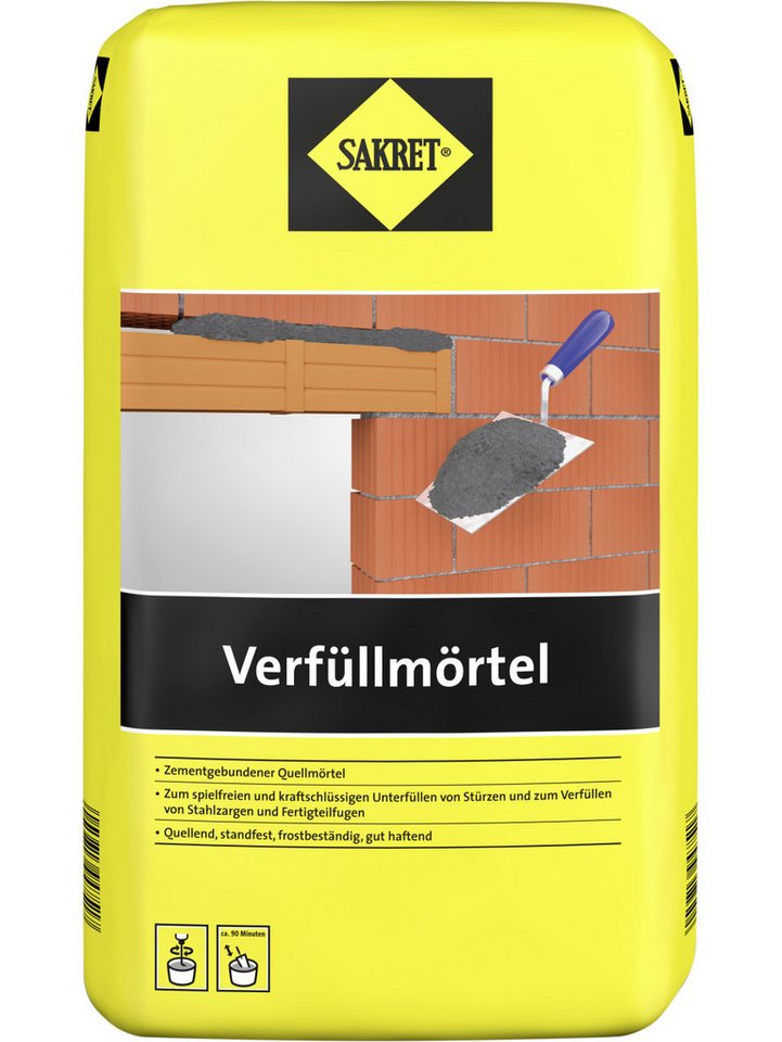 Sakret Mörtel SAKRET Verfüllmörtel 10 kg Sack von Sakret