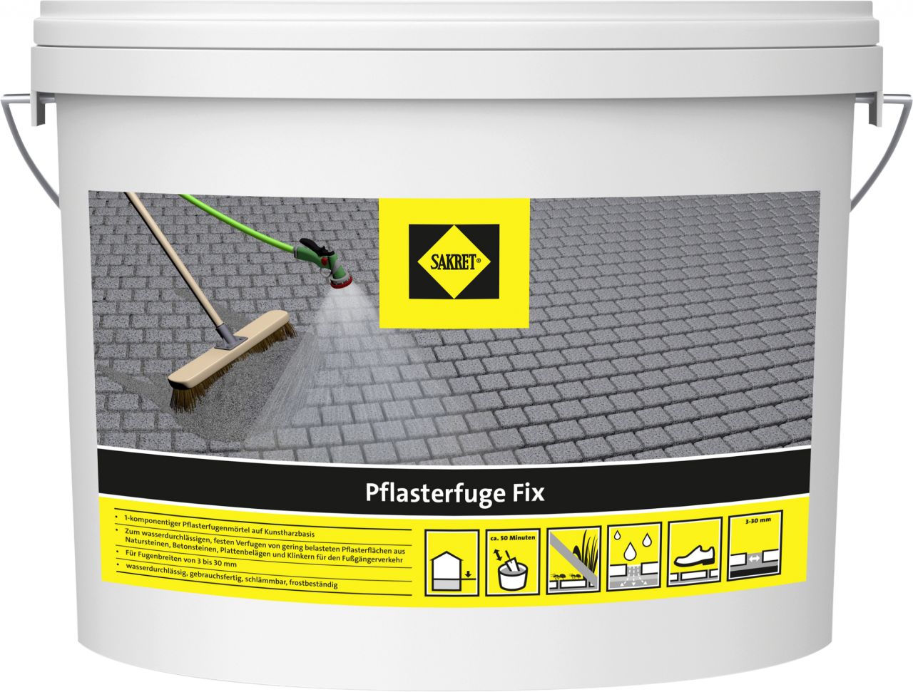 Sakret Pflasterfuge Fix anthrazit 10 kg Sakret Pflasterfuge Fix anthrazit 10 kg von Sakret