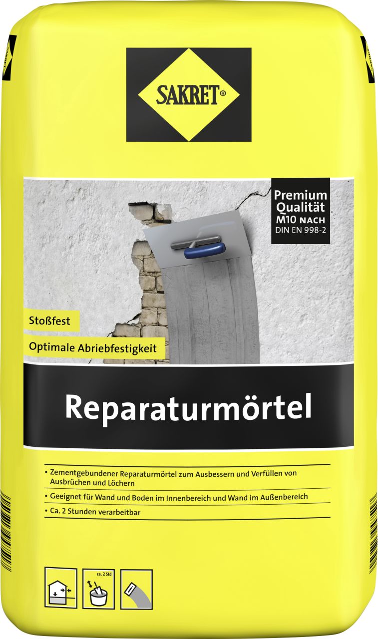 Sakret Reparaturmörtel 10 kg Sack von Sakret