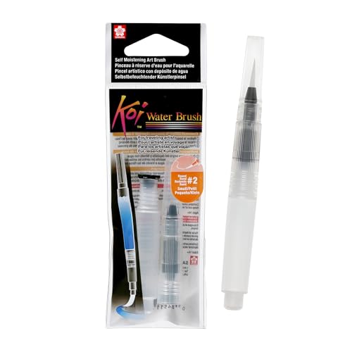 Koi Water Brush 4ml Tank-Small (#2 Round) von SAKURA
