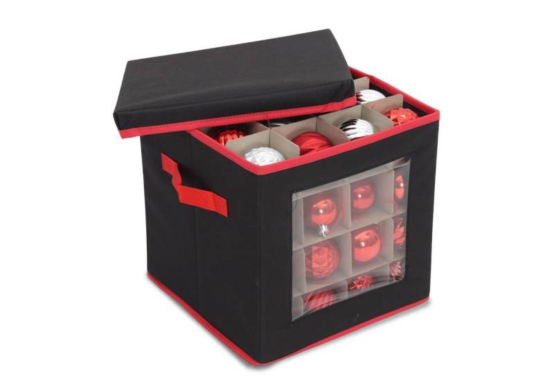 Salcar Aufbewahrungsbox für 64 Weihnachtskugeln Aufbewahrungstasche Weihnachtsdeko Faltboxen, 30,5 x 30,5 x 30,5 cm mit 64 Fächern und flexiblen Trennwänden Salcar Aufbewahrungsbox für 64 Weihnachtskugeln Aufbewahrungstasche Weihnachtsdeko Faltboxen, 30,5 x 30,5 x 30,5 cm mit 64 Fächern und flexiblen Trennwänden von Salcar