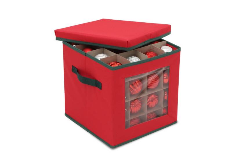 Salcar Aufbewahrungsbox für 64 Weihnachtskugeln Aufbewahrungstasche Weihnachtsdeko Faltboxen, 30,5 x 30,5 x 30,5 cm mit 64 Fächern und flexiblen Trennwänden Salcar Aufbewahrungsbox für 64 Weihnachtskugeln Aufbewahrungstasche Weihnachtsdeko Faltboxen, 30,5 x 30,5 x 30,5 cm mit 64 Fächern und flexiblen Trennwänden von Salcar