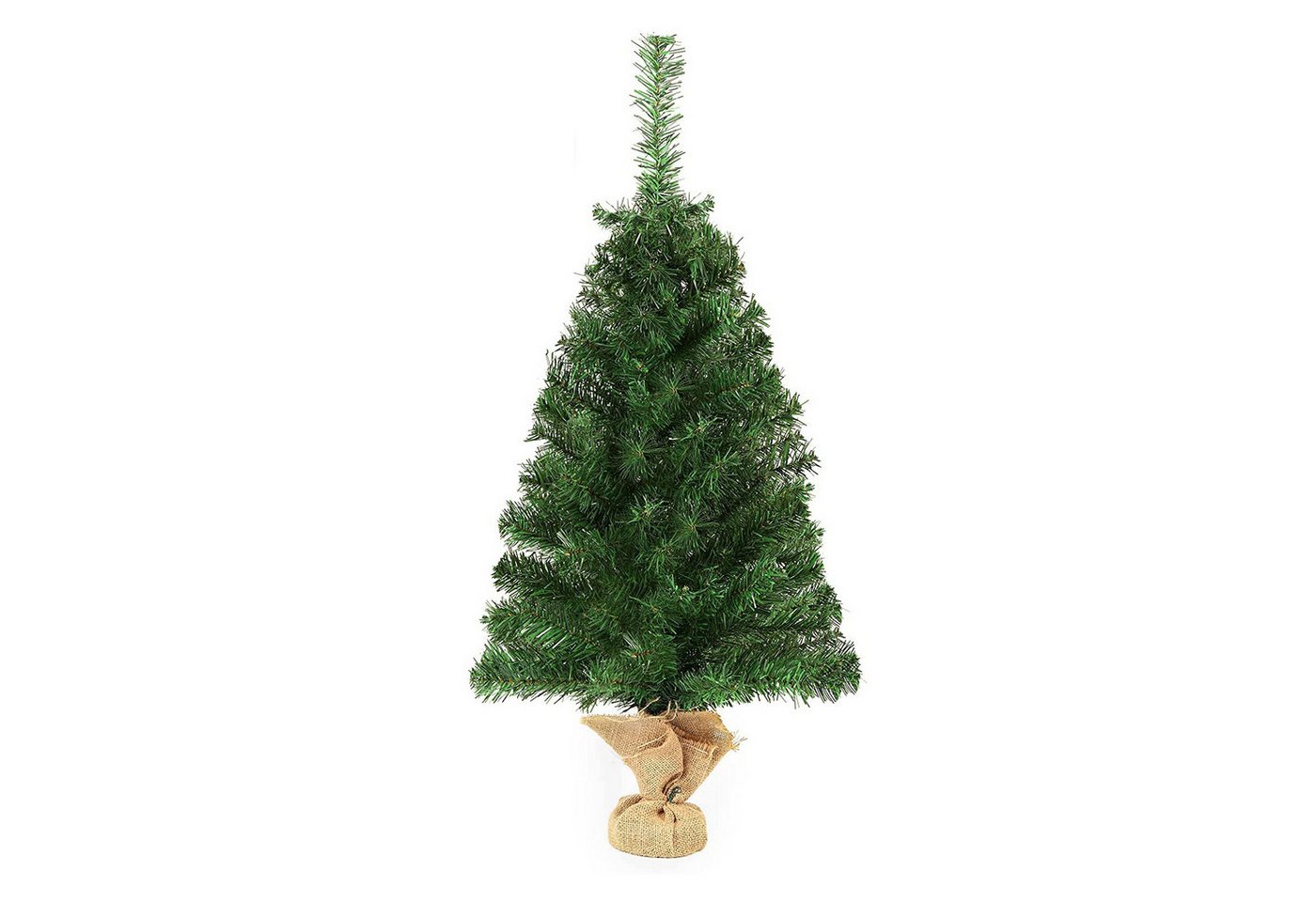 Salcar Künstlicher Weihnachtsbaum Kleiner Tannenbaum Künstlich Weihnachtsbaum Weihnachtsdeko Tischdeko, Nordmanntanne, 90cm mit 112 Spitzen, juteverkleidetem Weihnachtsbaumständer aus Beton Salcar Künstlicher Weihnachtsbaum Kleiner Tannenbaum Künstlich Weihnachtsbaum Weihnachtsdeko Tischdeko, Nordmanntanne, 90cm mit 112 Spitzen, juteverkleidetem Weihnachtsbaumständer aus Beton von Salcar