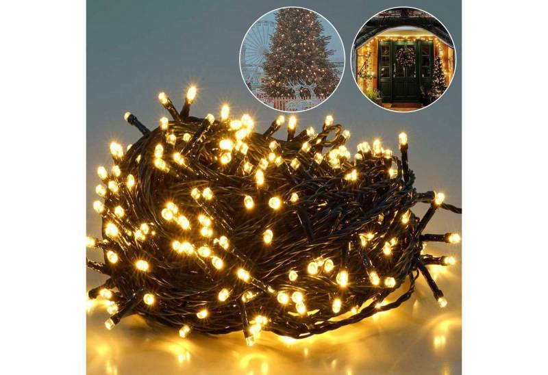 Salcar LED-Lichterkette 10m/15m/23m LED Lichterkette Außen Wasserdicht von Salcar