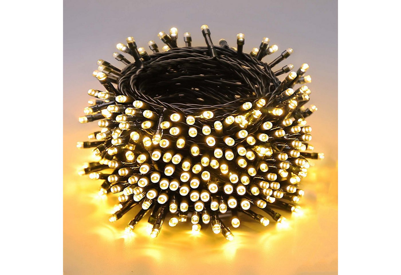 Salcar LED-Lichterkette 5m-100m LED Lichterkette Weihnachtsbaum Wasserdicht, 2m 20 LED Batteriebetrieben, Dauerlicht und Blinkmodus Salcar LED-Lichterkette 5m-100m LED Lichterkette Weihnachtsbaum Wasserdicht, 2m 20 LED Batteriebetrieben, Dauerlicht und Blinkmodus von Salcar