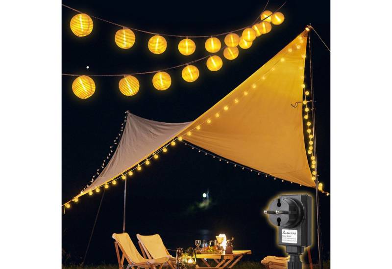 Salcar LED-Lichterkette LED-Lampions Lichterkette Außen-Lichterkette Laterne LED Lichter, 10m 30 Lampions, Garten, Balkon, Hof Deko von Salcar