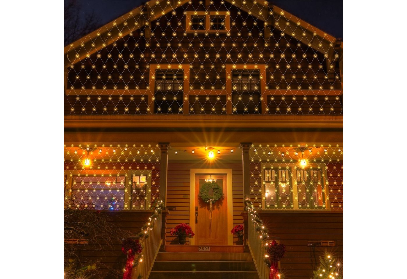Salcar LED-Lichterkette LED Lichternetz outdoor Lichterkette Garten Weihnachtsdeko aussen Salcar LED-Lichterkette LED Lichternetz outdoor Lichterkette Garten Weihnachtsdeko aussen von Salcar