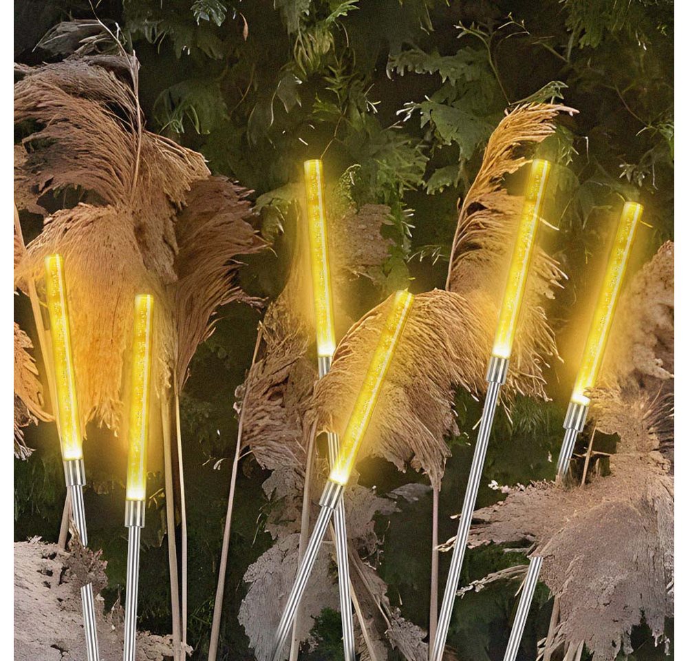 Salcar LED Solarleuchte 2er Set Solarleuchten Garten LED Solar Schilf Gartenleuchten Warmweiß, Blasenförmig, Wasserdicht für Außen Balkon 2 Modi mit Erdspieß Salcar LED Solarleuchte 2er Set Solarleuchten Garten LED Solar Schilf Gartenleuchten Warmweiß, Blasenförmig, Wasserdicht für Außen Balkon 2 Modi mit Erdspieß von Salcar