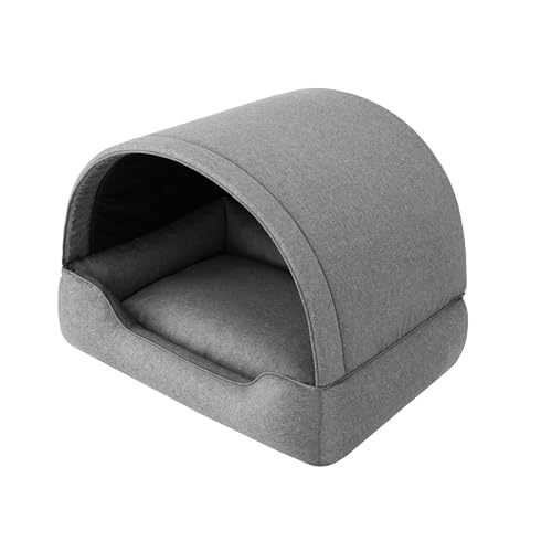 Sales Core EIN höhlenförmiges Hundebett, eine Hundehütte mit versteiftem Dach, EIN Hundeheim mit weicher Matratze. von Sales Core