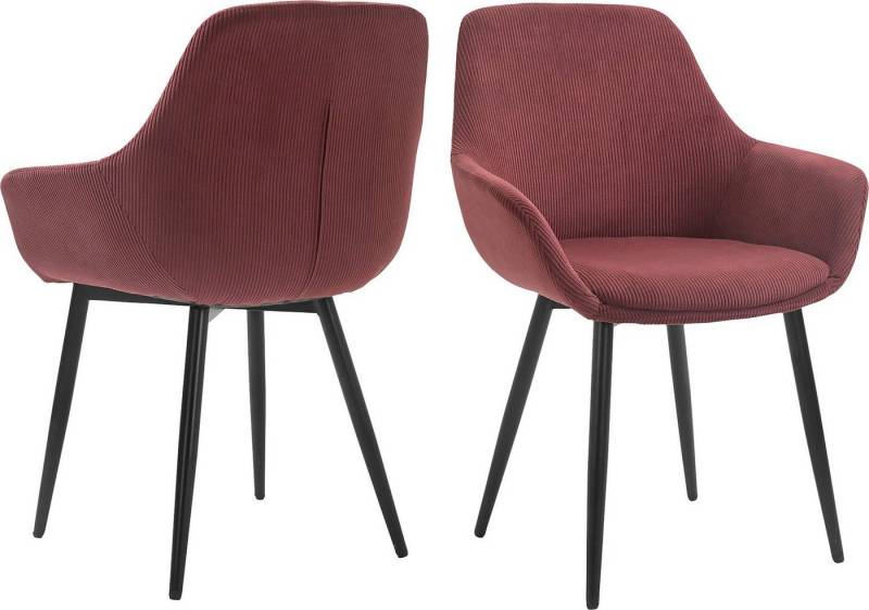 SalesFever Armlehnstuhl (Set, 2 St), Bezug in Cord-Optik von SalesFever