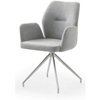 SalesFever Armstuhl, mit 180° Drehfunktion, BxH: 60 x 89 cm, Strukturstoff/Edelstahl - grau SalesFever Armstuhl, mit 180° Drehfunktion, BxH: 60 x 89 cm, Strukturstoff/Edelstahl - grau von SalesFever