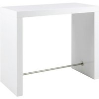 SalesFever Bartisch, BxHxT: 130 x 105 x 60 cm, MDF/Metall - weiss SalesFever Bartisch, BxHxT: 130 x 105 x 60 cm, MDF/Metall - weiss von SalesFever