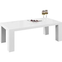 SalesFever Couchtisch, BxH: 120 x 40 cm, Mitteldichte Faserplatte (MDF) - weiss von SalesFever