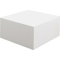 SalesFever Couchtisch, BxH: 60 x 30 cm, Mitteldichte Faserplatte (MDF) - weiss von SalesFever